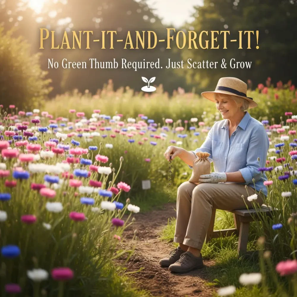 🔥Final 3 Hours 🌱Premium Cornflower Seeds🌸 Free fertilizer..